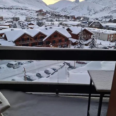Appartement Appt 5 pers (31m2), centre station, superbe vue Huez